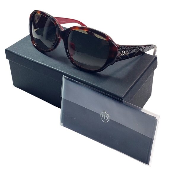 Dior Accessories - Christian Dior / Lady in Dior Havana Red Sunglasses, like new with box & case